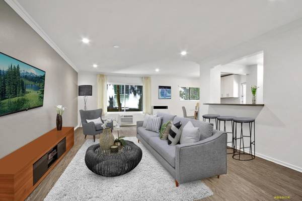 $3,695 / 2br - 1000ft2 - Wood Flooring, Ceiling Fans, 2 Bedroom in Beautiful Brentwood (Brentwood/Los Angeles)