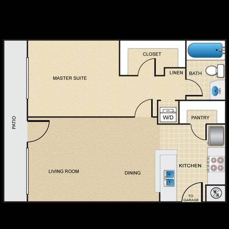 $2,069 / 1br - 624ft2 - Soothing Spa, Vaulted Ceilings, Vertical Blinds (Santa Clarita)