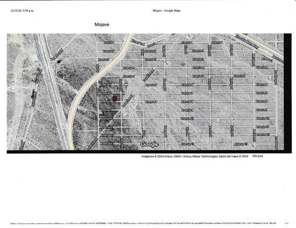 $7,500 / 7500ft2 - LOT FOR SALE (MOJAVE CITY, CA.)