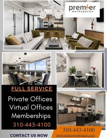 Turn-Key Offices are Move-in Ready within Hour of Contract Sign