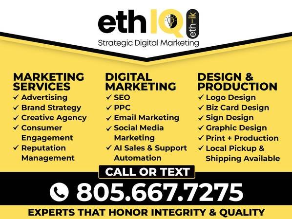 Professional Website Developer and Digital Marketing Expert with 20 Years Experience and Guaranteed Results at 805-667-7275
