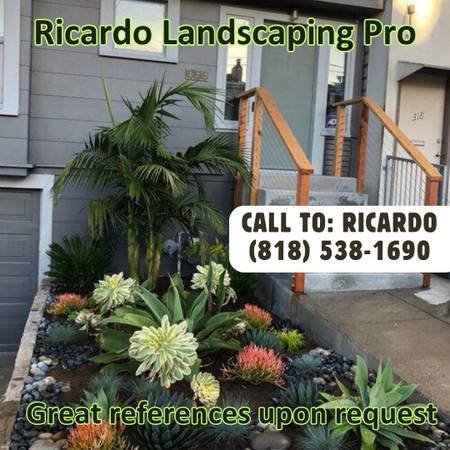 RICARDO Gardening, Landscaping, Trees, Maintenance. References (SF Valley, Los Angeles, SG Valley, more.)