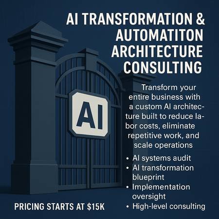 AI Transformation Consultant — Redesign Your Entire Business Using AI (Los Angeles)