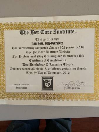 Dog Training, Aggression Specialist, Board and Train, 39 Years Experience (Huntington Beach)