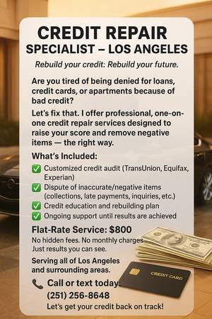 Fix Your Credit Fast and Start Fresh, Real Credit Repair in Los Angeles (Los Angeles)
