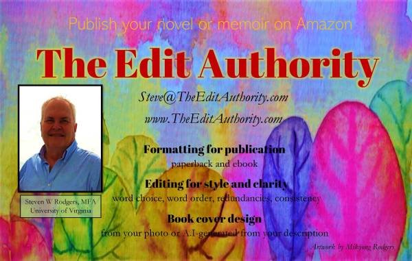 Publish Your Memoirs or Novel on Amazon. Design, Formatting, Editing (Los Angeles, CA)