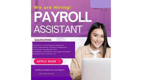 Office Clerk/Payroll Assistant (Encino)