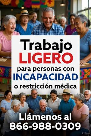 Light Work Ideal for People with Disabilities or Restrictions (Central)