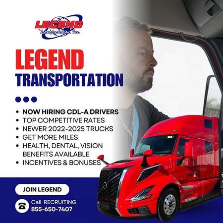 Now Hiring CDL-A Drivers for Cali to Utah Route - $0.60 CPM ($10,000 Retention Bonus)